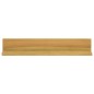 Mensole da Parete 2 pz 60x10x10 cm in Legno Massello di Teak Mensole da Parete 2 pz 60x10x10 cm in Legno Massello di Teak