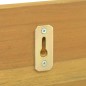 Mensole da Parete 2 pz 60x10x10 cm in Legno Massello di Teak Mensole da Parete 2 pz 60x10x10 cm in Legno Massello di Teak