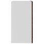 vidaXL Pensile Vetro Rovere Marrone 40x31x60 cm Legno Multistrato vidaXL Pensile Vetro Rovere Marrone 40x31x60 cm Legno Multistrato