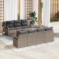 vidaXL Set di Divani da Giardino 8 pcs Grigio Grande