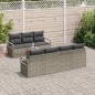 vidaXL Set di Divani da Giardino 8 pcs Grigio Grande