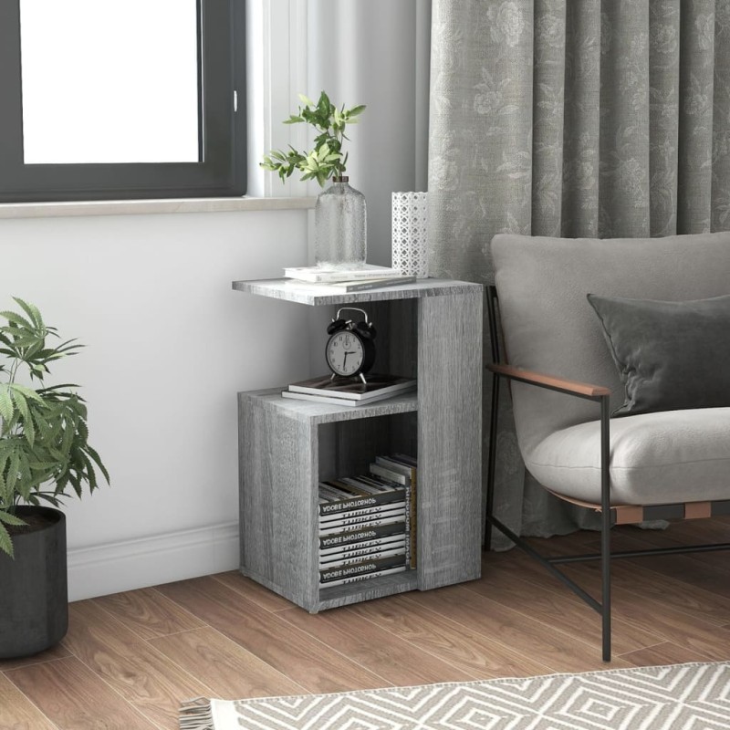 Tavolino da Salotto Grigio Sonoma 36x30x56 cm Legno Multistrato Tavolino da Salotto Grigio Sonoma 36x30x56 cm Legno Multistrato