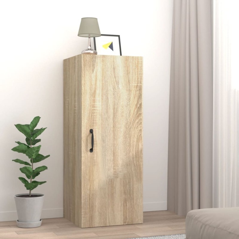 Mobile Pensile Muro Rovere Sonoma 34,5x34x90 Legno Multistrato Mobile Pensile Muro Rovere Sonoma 34,5x34x90 Legno Multistrato