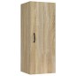 Mobile Pensile Muro Rovere Sonoma 34,5x34x90 Legno Multistrato Mobile Pensile Muro Rovere Sonoma 34,5x34x90 Legno Multistrato