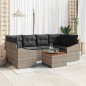 vidaXL Set di Divani da Giardino 7 pcs Grigio 55 x 55 x 37 cm vidaXL Set di Divani da Giardino 7 pcs Grigio 55 x 55 x 37 cm