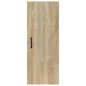 Mobile Pensile Muro Rovere Sonoma 34,5x34x90 Legno Multistrato Mobile Pensile Muro Rovere Sonoma 34,5x34x90 Legno Multistrato