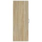Mobile Pensile Muro Rovere Sonoma 34,5x34x90 Legno Multistrato Mobile Pensile Muro Rovere Sonoma 34,5x34x90 Legno Multistrato