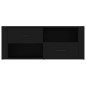 Mobile Porta TV Nero 100x35x40 cm in Legno Multistrato Mobile Porta TV Nero 100x35x40 cm in Legno Multistrato