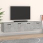 Mobili Parete 2 pz Grigio Cemento 60x36,5x35 cm in Multistrato Mobili Parete 2 pz Grigio Cemento 60x36,5x35 cm in Multistrato
