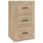 Credenza Rovere Sonoma 40x33x70 cm in Legno Multistrato Credenza Rovere Sonoma 40x33x70 cm in Legno Multistrato