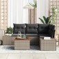 vidaXL Set Divano da Giardino 5 pcs Grigio 55 x 55 x 37 cm vidaXL Set Divano da Giardino 5 pcs Grigio 55 x 55 x 37 cm