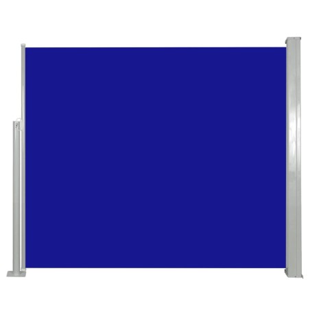 vidaXL Tenda da Sole Laterale Retrattile 120 x 300 cm Blu