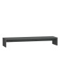 Supporto per Monitor Grigio 100x27x15 cm Legno Massello di Pino