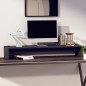 Supporto per Monitor Grigio 100x27x15 cm Legno Massello di Pino