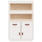Credenza Bianca 67x40x108,5 cm in Legno Massello di Pino Credenza Bianca 67x40x108,5 cm in Legno Massello di Pino