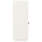 Credenza Bianca 67x40x108,5 cm in Legno Massello di Pino Credenza Bianca 67x40x108,5 cm in Legno Massello di Pino