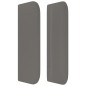 Testiera ad Orecchio Grigio 163x16x78/88 cm in Similpelle Testiera ad Orecchio Grigio 163x16x78/88 cm in Similpelle