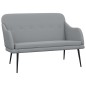 Panca Grigio Chiaro 110x76x80 cm in Tessuto