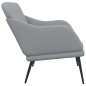 Panca Grigio Chiaro 110x76x80 cm in Tessuto