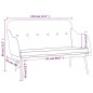Panca Grigio Chiaro 110x76x80 cm in Tessuto