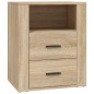 Comodino Rovere Sonoma 50x36x60 cm in Legno Multistrato Comodino Rovere Sonoma 50x36x60 cm in Legno Multistrato