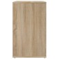 Comodino Rovere Sonoma 50x36x60 cm in Legno Multistrato Comodino Rovere Sonoma 50x36x60 cm in Legno Multistrato