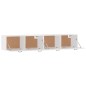Mobili Parete 2 pz Bianco 100x36,5x35 cm in Legno Multistrato Mobili Parete 2 pz Bianco 100x36,5x35 cm in Legno Multistrato