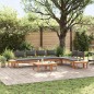 vidaXL Set da Giardino da 5 Pezzi con Cuscini - Legno Massello di Teak vidaXL Set da Giardino da 5 Pezzi con Cuscini - Legno Massello di Teak