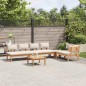 vidaXL Set da pranzo da giardino , 5 pezzi con cuscini - in legno massello di teak vidaXL Set da pranzo da giardino , 5 pezzi con cuscini - in legno massello di teak