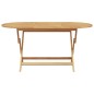 vidaXL Set da Pranzo da Giardino 5 Pezzi Pieghevole in Legno Massello di Teak vidaXL Set da Pranzo da Giardino 5 Pezzi Pieghevole in Legno Massello di Teak
