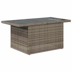 vidaXL Set da giardino di 6 divani con cuscini grigi in rattan