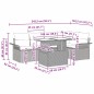 vidaXL Set di divani da giardino da 6 pezzi con cuscini grigio chiaro in rattan vidaXL Set di divani da giardino da 6 pezzi con cuscini grigio chiaro in rattan