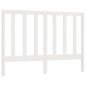 Testiera per Letto Bianca 141x4x100 cm Legno Massello di Pino Testiera per Letto Bianca 141x4x100 cm Legno Massello di Pino