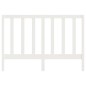 Testiera per Letto Bianca 141x4x100 cm Legno Massello di Pino Testiera per Letto Bianca 141x4x100 cm Legno Massello di Pino