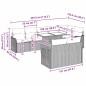 vidaXL Set Divano da Giardino 9 Pezzi con Cuscini, Nero Poly Rattan vidaXL Set Divano da Giardino 9 Pezzi con Cuscini, Nero Poly Rattan