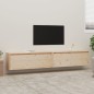 vidaXL Pensili 2 pz 100x30x35 cm in Legno Massello di Pino vidaXL Pensili 2 pz 100x30x35 cm in Legno Massello di Pino