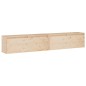 vidaXL Pensili 2 pz 100x30x35 cm in Legno Massello di Pino vidaXL Pensili 2 pz 100x30x35 cm in Legno Massello di Pino