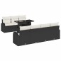 vidaXL Set di divani da giardino da 8 pezzi con cuscini in rattan sintetico nero vidaXL Set di divani da giardino da 8 pezzi con cuscini in rattan sintetico nero