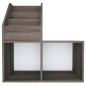 Portariviste Bambini Grigio e Sonoma 71x30x78,5 cm Truciolato Portariviste Bambini Grigio e Sonoma 71x30x78,5 cm Truciolato
