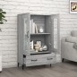 Credenza Grigio Sonoma 70x31x115 cm in Legno Multistrato Credenza Grigio Sonoma 70x31x115 cm in Legno Multistrato