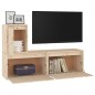 Mobili TV 3 pz in Legno Massello di Pino Mobili TV 3 pz in Legno Massello di Pino