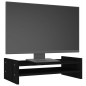 Supporto per Monitor Nero 50x27x15 cm in Legno Massello di Pino Supporto per Monitor Nero 50x27x15 cm in Legno Massello di Pino