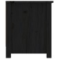 Scarpiera Nera 110x38x45,5 cm in Legno Massello di Pino Scarpiera Nera 110x38x45,5 cm in Legno Massello di Pino