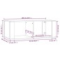 Tavolino da Salotto Rovere Fumo 100x50x36 cm Legno Multistrato Tavolino da Salotto Rovere Fumo 100x50x36 cm Legno Multistrato