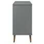 Credenza MOLDE Grigia 90x40x80 cm in Legno Massello di Pino Credenza MOLDE Grigia 90x40x80 cm in Legno Massello di Pino