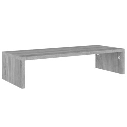 Supporto Monitor Grigio Sonoma 60x23,5x12 cm Legno Multistrato