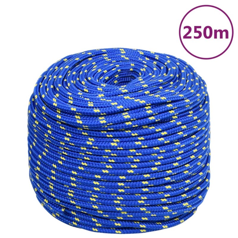 vidaXL Corda per barca Blu 6 mm 250 m in Polipropilene vidaXL Corda per barca Blu 6 mm 250 m in Polipropilene