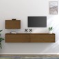 Mobili Porta TV 3 pz Miele in Legno Massello di Pino Mobili Porta TV 3 pz Miele in Legno Massello di Pino