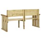 Panchina da Giardino 172 cm in Legno di Pino Impregnato
