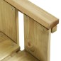 Panchina da Giardino 172 cm in Legno di Pino Impregnato